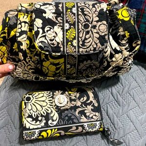 Vera Bradley Purse & matching wallet
